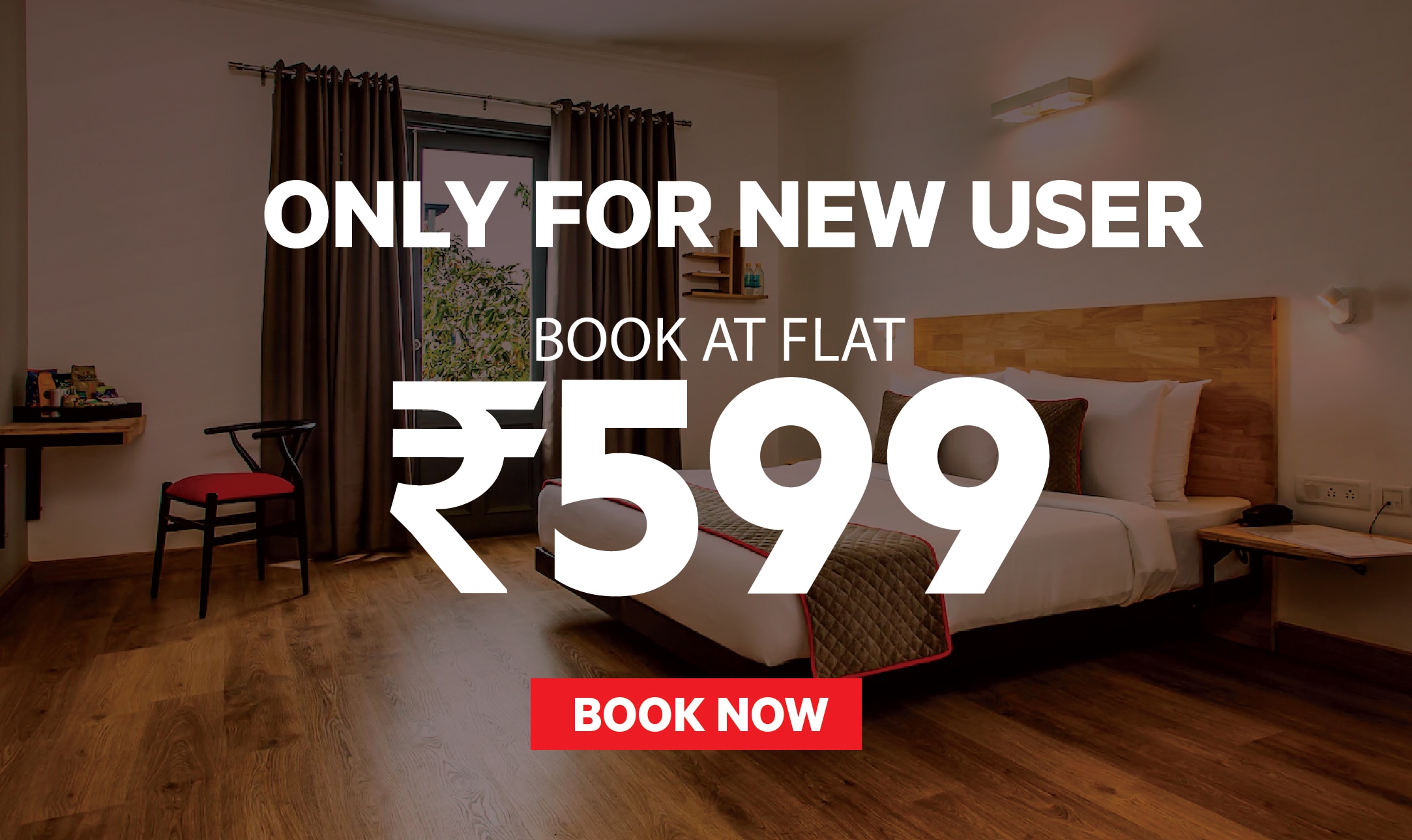 NEW USER OFFER | Book at OYO Room Flat Rs.599