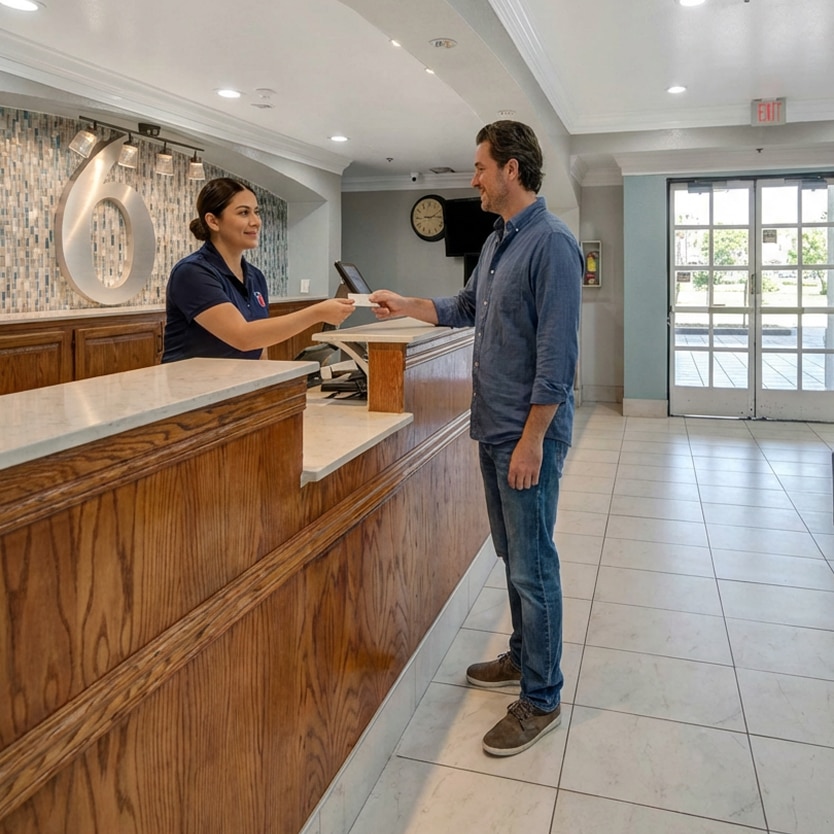 Dedicated front desk