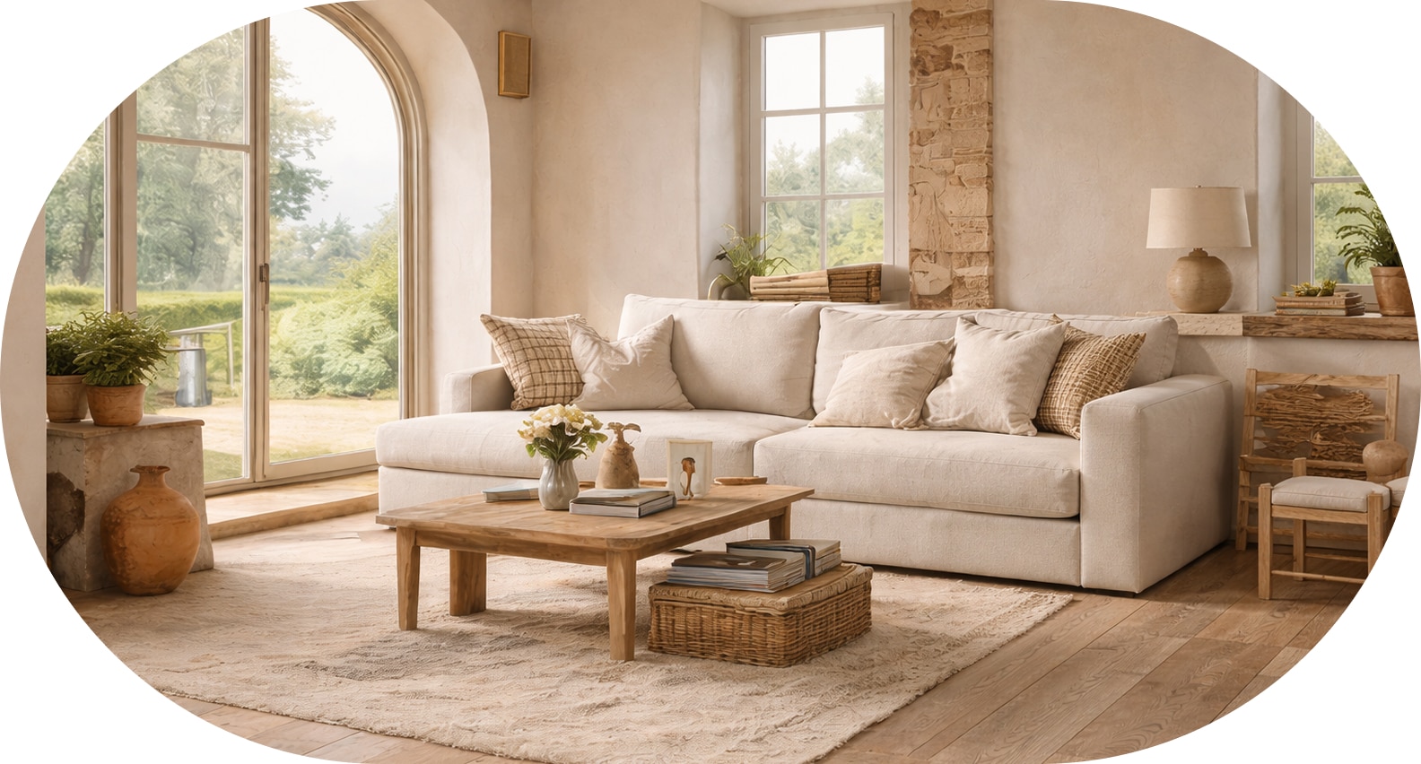 Belvilla District 6 living room